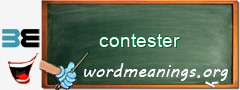 WordMeaning blackboard for contester